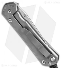 Chris Reeve Small Sebenza 31 Tanto Frame Lock Knife BB Ti (2.9" SW) -Chris Reeve Store Chris Reeve Small Sebenza 31 Tanto Frame Lock Knife 2in 94cm Stonewash BHQ 139546 td side