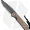 Chris Reeve Small Sebenza 31 Knife Natural Micarta (2.94" Ladder Damascus)