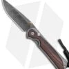 Chris Reeve Small Sebenza 31 Macassar Ebony Double Lug Knife (3.25" Damascus) -Chris Reeve Store Chris Reeve Small Sebenza 31 Ti Macassar Ebony Double Thumb Lug Damascus BHQ 117825 jr