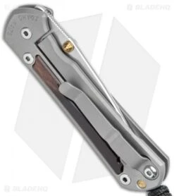 Chris Reeve Small Sebenza 31 Knife Macassar Ebony Double Lug (2.94" SW) -Chris Reeve Store Chris Reeve Small Sebenza 31 Ti Macassar Ebony Double Thumb Lug SW BHQ 99004 jr side