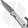 Chris Reeve Small Sebenza 31 Frame Lock Knife Gray Titanium (3" Ladder Damascus) -Chris Reeve Store Chris Reeve Small Sebenza 31 Unique Graphic Amethyst B Damascus BHQ 113454 jr
