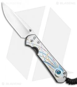 Chris Reeve Small Sebenza 31 Knife Unique Graphic Triple Mosaic Opal (3" Satin)
