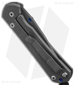 Chris Reeve Small Sebenza 31 Unique Graphic Triple Mosaic Opal (3" Damascus) -Chris Reeve Store Chris Reeve Small Sebenza 31 Unique Graphic Triple Mosaic Opal D BHQ 113458 td side