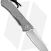 Chris Reeve Umnumzaan Left Hand Frame Lock Knife Titanium (3.675" Plain) LH -Chris Reeve Store Chris Reeve Umnumzaan LH Ti Folder Plain UMN 1003 BHQ 102232 jr