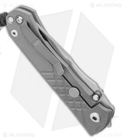 Chris Reeve Umnumzaan Left Hand Frame Lock Ti (3.675" Plain) LH Blade Show Bead -Chris Reeve Store Chris Reeve Umnumzaan Left Hand Frame Lock Ti 3.675 Plain LH Blade Show Bead BHQ 134537 LS Side