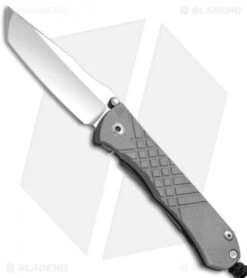 Chris Reeve Umnumzaan Tanto Frame Lock Knife Titanium (3.7" Stonewash)