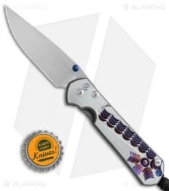 Chris Reeve Small Sebenza 21 Graphic Amethyst Cabochon (2.9" Satin) 3/28/17 -Chris Reeve Store Chris Reeve small Sebenza 21 graphic Amethyst Cabochon satin BHQ 68492 er size