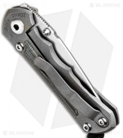 Chris Reeve Knives Small Inkosi Frame Lock Knife Black Micarta (2.75" SW) CRK -Chris Reeve Store Chris Reeves Small Inkosi Black SW BHQ 49894 jr side