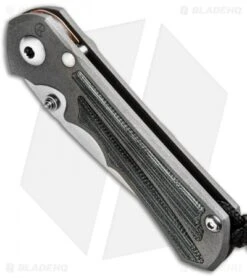 Chris Reeve Knives Small Inkosi Frame Lock Knife Black Micarta (2.75" SW) CRK -Chris Reeve Store Chris Reeves Small Inkosi Black SW BHQ 49894 jr spine