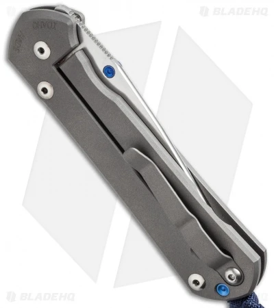 Large Sebenza 21 Unique Graphic Blue Star Sapphire (3.625" Polish) 4 Large Sebenza 21 Unique Graphic Blue Star Sapphire (3.625" Polish) - Image 2