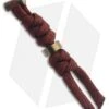 Chris Reeve Knives Large Rust Cord Tie Lanyard W/ Gold Bead -Chris Reeve Store chris reeve large cord tie rust gold bead