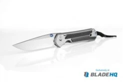 Chris Reeve Large Sebenza 21 Knife W/ CF Inlays (3.6" Polished) Exclusive -Chris Reeve Store chris reeve large sebenza 21 black carbon fiber glamour shot 1