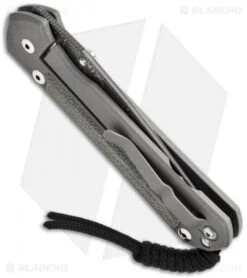 Chris Reeve Large Sebenza 21 Knife W/ Micarta Inlays (3.625" Raindrop Damascus) -Chris Reeve Store chris reeve large sebenza 21 micarta stainless damascus raindrop side