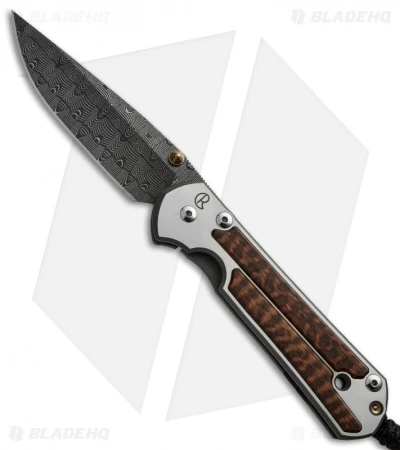 Chris Reeve Large Sebenza 21 Snakewood Inlay & Basketweave Damascus 3 Chris Reeve Large Sebenza 21 Snakewood Inlay & Basketweave Damascus