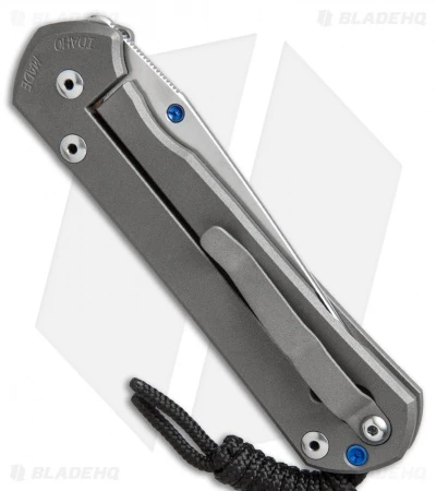 Chris Reeve Large Sebenza 21 Tanto Knife (3.625" Stonewash) 5 Chris Reeve Large Sebenza 21 Tanto Knife (3.625" Stonewash) - Image 3