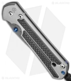 Chris Reeve Large Sebenza 21 Knife W/ Carbon Fiber Inlays (3.625" Damascus) 6 Chris Reeve Large Sebenza 21 Knife W/ Carbon Fiber Inlays (3.625" Damascus) -Chris Reeve Store chris reeve large sebenza 21 with black cf inlay damascus bottom cm