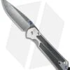 Chris Reeve Large Sebenza 21 Knife W/ Carbon Fiber Inlays (3.625" Damascus)