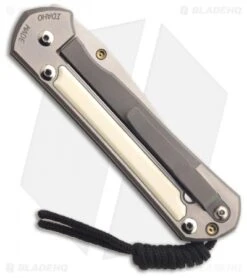 Chris Reeve Large Sebenza 21 Knife W/ Mammoth Inlay (3.625" Plain) -Chris Reeve Store chris reeve large sebenza 21 wood mammoth inlay back