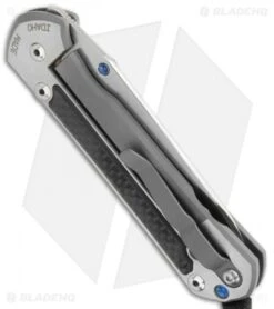 Chris Reeve Large Sebenza 21 Insingo Knife W/ Carbon Fiber Inlays (3.6" SW) -Chris Reeve Store chris reeve large seenza 21 insingo with black carbon fiber side