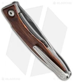 Chris Reeve Mnandi Folding Knife Cocobolo (2.75" Ladder Damascus) -Chris Reeve Store chris reeve mnandi cocobolo ladder side cm