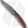Chris Reeve Mnandi Knife Cocobolo Inlay Folder (2.75" Damascus) -Chris Reeve Store chris reeve mnandi with cocobolo inlay stainless damascus raindrop