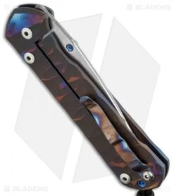 Phantom Steelworks + CRK Large Sebenza 21 Knife Customized BB/Satin Ti -Chris Reeve Store chris reeve ps crk large sebenza 2016 2 side cm