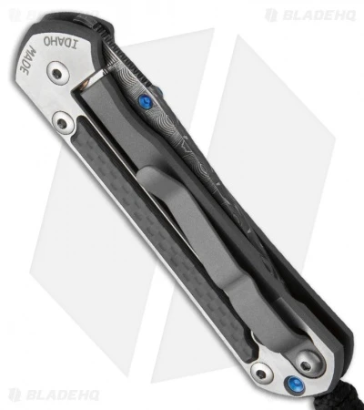 Chris Reeve Small Sebenza 21 Knife W/ Carbon Fiber & Basketweave Damascus 4 Chris Reeve Small Sebenza 21 Knife W/ Carbon Fiber & Basketweave Damascus - Image 2