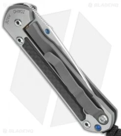 Chris Reeve Small Sebenza 21 Knife W/ CF Inlays (2.94" Polished) Exclusive -Chris Reeve Store chris reeve small sebenza 21 black carbon fiber side