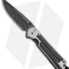 Chris Reeve Small Sebenza 21 Knife W/ Carbon Fiber & Raindrop Damascus