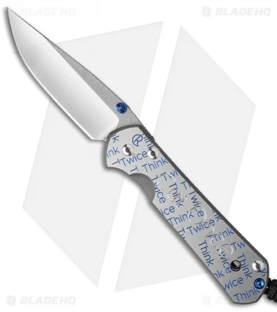 Chris Reeve Small Sebenza 21 Knife CGG Cut Once (2.94" Satin) 3 Chris Reeve Small Sebenza 21 Knife CGG Cut Once (2.94" Satin)