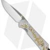 Chris Reeve Small Sebenza 21 Knife Gold Leaf CGG (2.94" Plain) -Chris Reeve Store chris reeve small sebenza 21 cgg gold leaf
