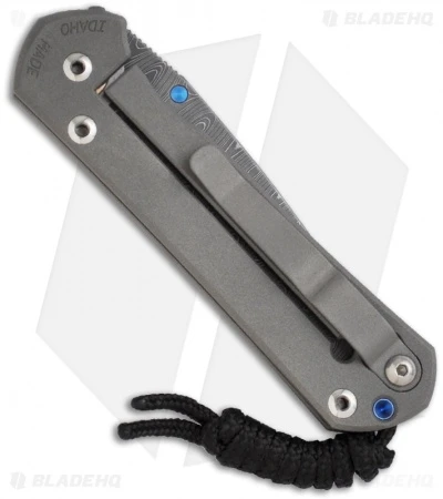 Chris Reeve Small Sebenza 21 Knife (2.94" Raindrop Damascus) 5 Chris Reeve Small Sebenza 21 Knife (2.94" Raindrop Damascus) - Image 3