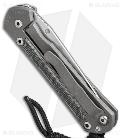 Chris Reeve Small Sebenza 21 Tanto Knife W/ Micarta Inlays (2.94" Stonewash) 5 Chris Reeve Small Sebenza 21 Tanto Knife W/ Micarta Inlays (2.94" Stonewash) - Image 3