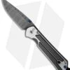 Chris Reeve Small Sebenza 21 Knife W/ Carbon Fiber & Ladder Damascus