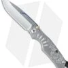 Chris Reeve Ti-Lock Blue Steam Knife Titanium (3.25" Stonewash) -Chris Reeve Store chris reeve ti lock blue steam cm